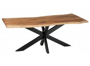 Obdélníkový jídelní stůl s deskou z akáciového dřeva Gerard Acacia - 200*90*76 cm