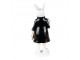 Velikonoční dekorace králík v kabátku držící vajíčko - 7*6*20 cm