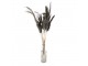 Šedá kytice sušené květy bambusu Bamboo - 100 cm (10ks)