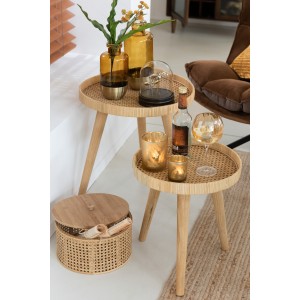 Jantarová sklenička na víno Oil wine - Ø 12*21 cm