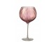 Růžová sklenička na víno Oil wine - Ø 12*21 cm