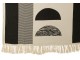 Béžovo - černý vzorovaný pléd Tokyo - 128*178 cm
