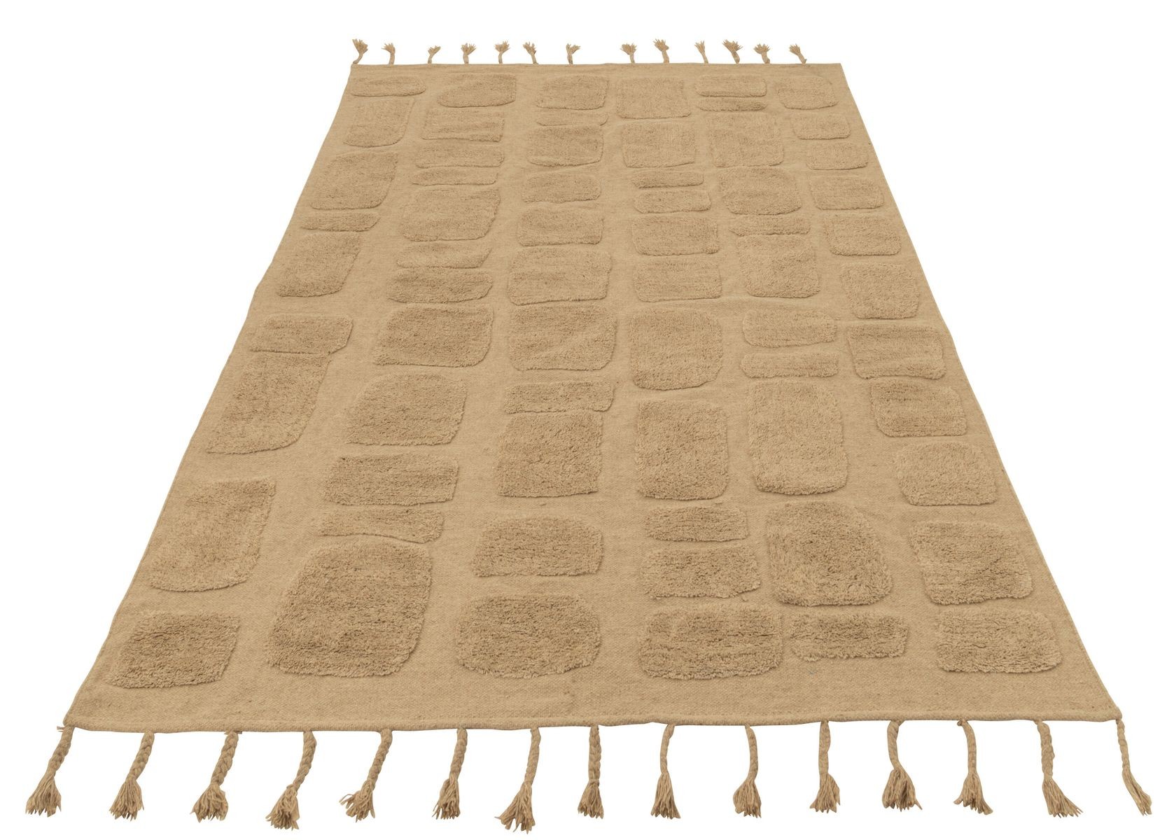 Béžový koberec se střapci Sidney - 203*323cm J-Line by Jolipa