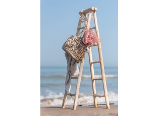 2ks plážová pletená rákosová taška Beach Bag natural - 50*23*50cm