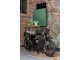 Granitový retro bar motocykl na12skleniček a 6lahví vína - 200*43*100 cm