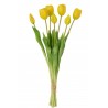 Kytice 7ks žlutých realistických tulipánů - 45cm
Materiál: plasticBarva: zelená, žlutá