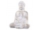 Bílo - zlatá antik dekorace socha Buddha Vittel - 23*17*28cm