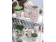 Keramický dekorační obal na květináč s květy Floral Auray S - Ø 12*10cm