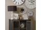 Bílé dřevéné nástěnné hodiny Old tonw clocks - Ø 60*4 cm