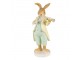 Velikonoční dekorace králík hrající na housle ve tvaru květiny - 8*5*16 cm