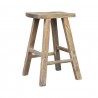 Stolička z recyklovaného jilmového dřeva - 40*20*50c Barva: hnědáMateriál: recyklované dřevoHmotnost: 3,55 kg