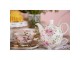Porcelánový šálek s podšálkem Bird Rosé - 11*9*6 / Ø 15*2 cm / 200 ml