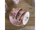 Porcelánový šálek s podšálkem Bird Rosé - 11*9*6 / Ø 15*2 cm / 200 ml