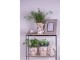 Béžový keramický dekorační džbán s květy Lovely Flowers - 16*11*18 cm