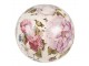 Keramická dekorační koule s květy Lovely Flowers S - Ø9*8 cm