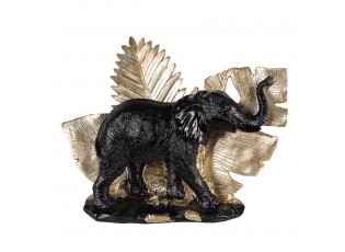 Dekorace Socha Elephant Black 25x10x18 cm - 25x10x18 cm