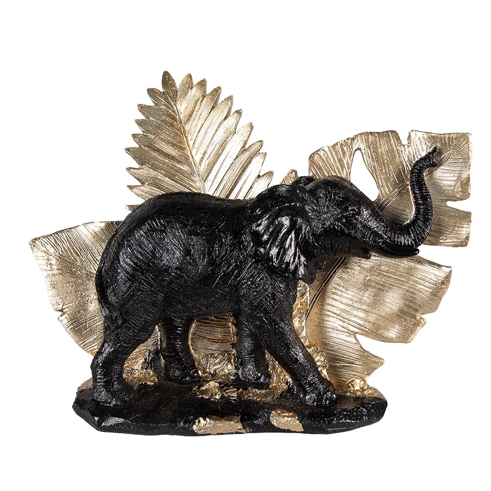 Dekorace Socha Elephant Black 25x10x18 cm - 25x10x18 cm
