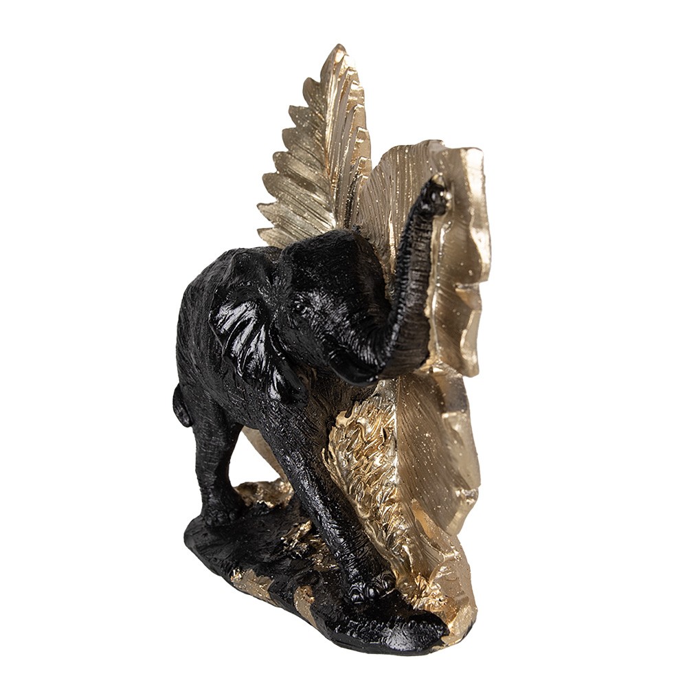 Dekorace Socha Elephant Black 25x10x18 cm - 25x10x18 cm