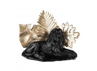 Dekorace Socha Lva Černá 23x13x16 cm - 23x13x16 cm
