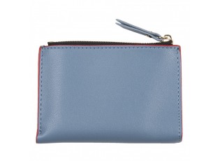Modrá peněženka Psaníčko - 12*9 cm