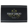 Černá podlahová rohožka Pinot Grigio wine - 75*50*1cm