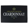Černá podlahová rohožka Chardonnay wine - 75*50*1cm