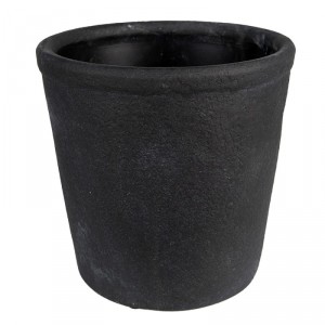 Granitový antik keramický obal na květináč Granit L - Ø16*16 cm