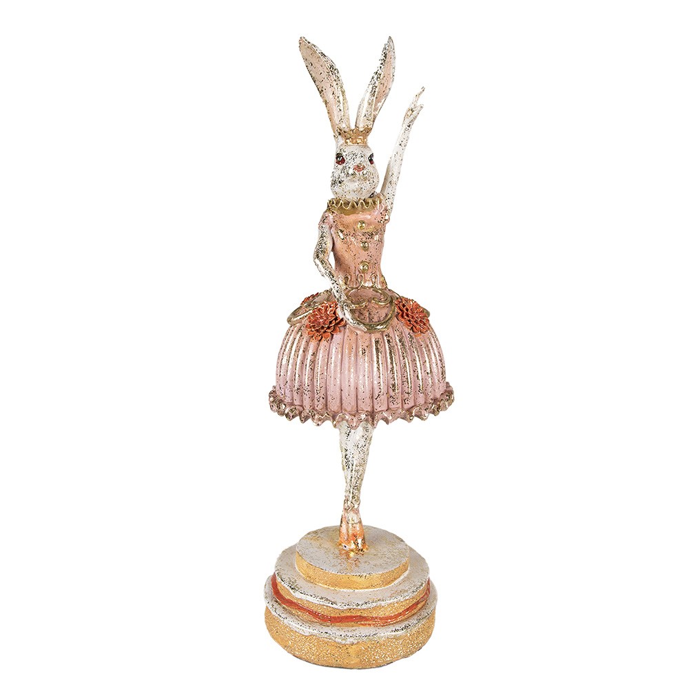 Dekorace socha zaječí dáma jako baletka - 11*11*35 cm