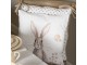 Povlak na polštář s velikonočním motivem králíka Rustic Easter Bunny - 40*40 cm