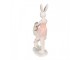 Dekorace malých králíčků s mamkou v šatech - 9*6*22 cm