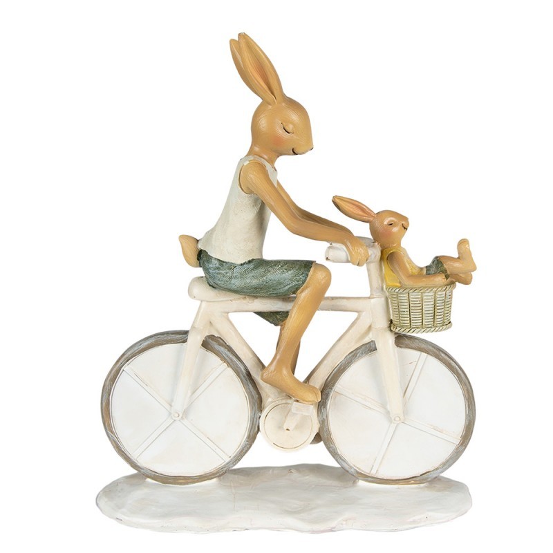 Dekorace králíčků na kole - 18*7*22 cm Clayre & Eef