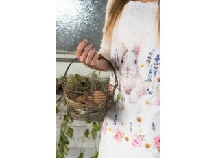 Kuchyňská zástěra Lavander Fields s králíčkem - 70*85 cm