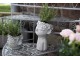 Šedý antik kovový skládací stojan na květiny Vario - 56*31*65 cm