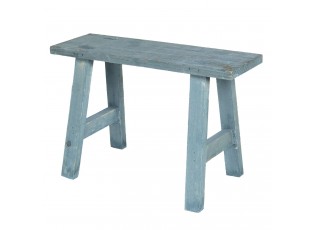 Modrá dekorační stolička Quinton - 40*14*27 cm