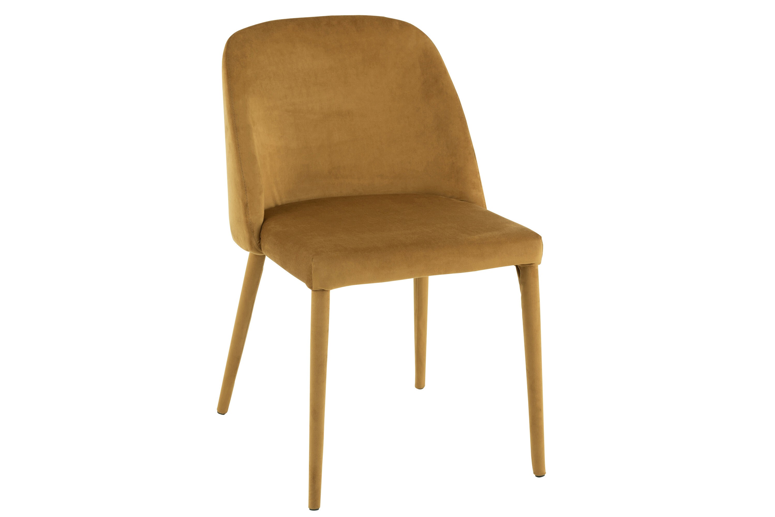 Okrová jídelní židle Charlotte - 58*80*51 cm J-Line by Jolipa