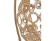 Béžové závěsné ratanové křeslo Bule Beige - 113*103*197 cm