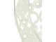 Bílé závěsné ratanové křeslo Bule White - 113*103*197 cm