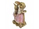 Velikonoční dekorace králíků na koloběžce - 8*4*11 cm