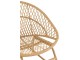 Béžové ratanové zahradní houpací křeslo Zayo Beige - 118*82*78 cm