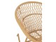 Béžové ratanové zahradní houpací křeslo Zayo Beige - 118*82*78 cm