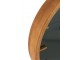 Dřevěné černohnědé hodiny Herve S - Ø40*5 cm