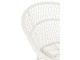Bílé ratanové zahradní houpací křeslo Zayo White - 118*82*78 cm