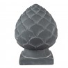 Šedá cementová dekorace socha šiška - Ø 18*24 cmBarva: šedá antikMateriál: cementHmotnost: 1,132 kg
