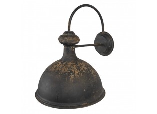 Nástěnná vintage černá retro lampa Helene - 43*35*44 cm