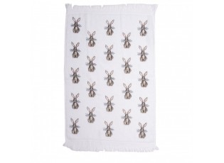 Kuchyňský froté ručník s králíčky - 40*66 cm