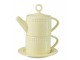 Žlutý keramický Tea for One Hella Yellow - 18*16*22 cm