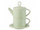 Zelený keramický Tea for One Hella Green - 18*16*22 cm
