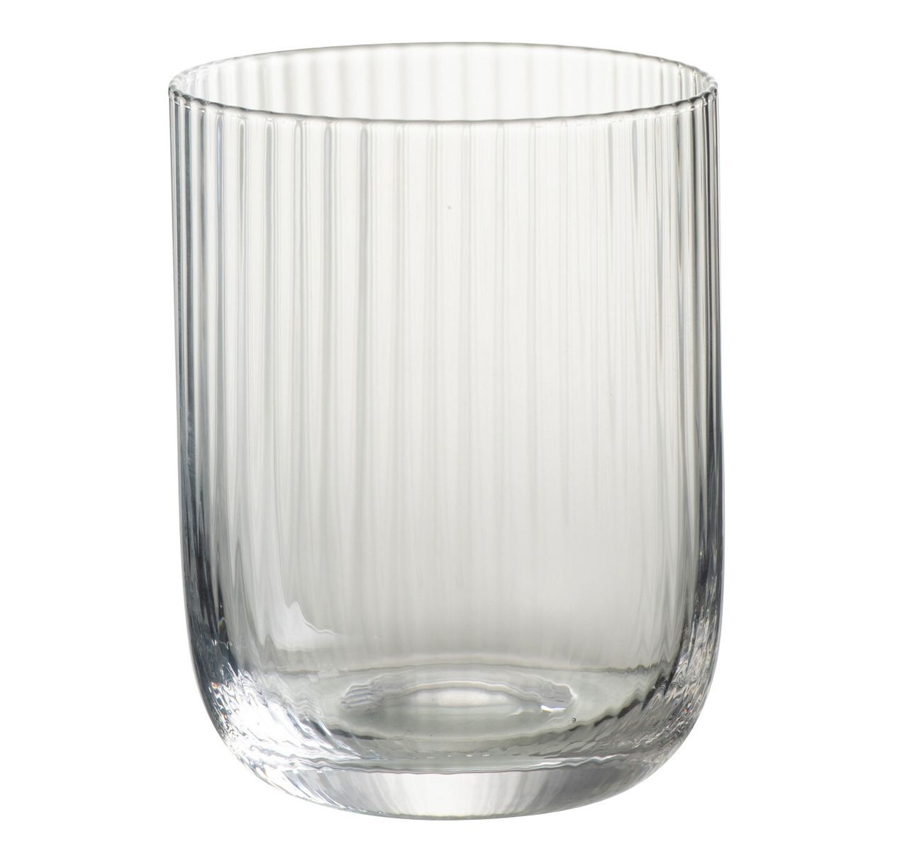 Sklenička na vodu s voubkováním Ralph - Ø7*9cm / 260ml