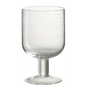Sklenička na noze s bublinkami Louise - Ø8*13cm / 360ml