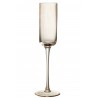 Jantarová sklenička na šampaňské s vroubkováním Ralph - Ø7*26cm / 180ml Materiál : skloBarva : jantarová